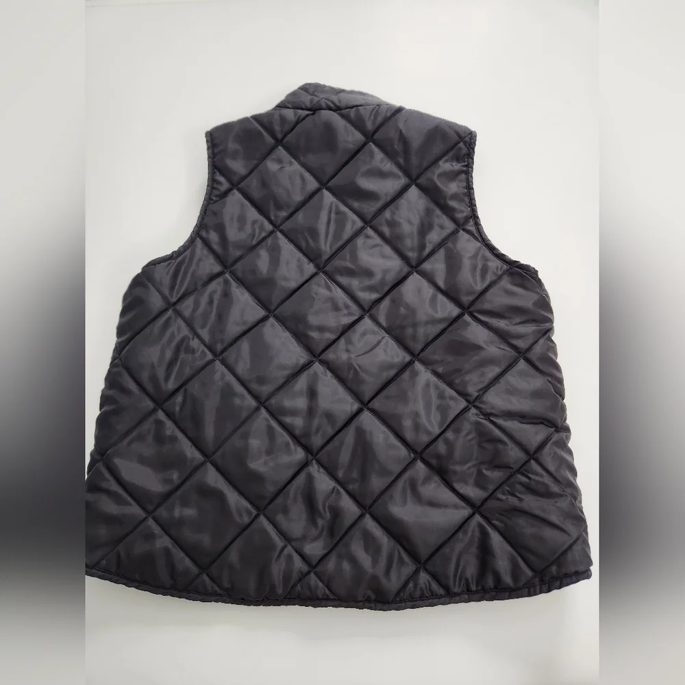Mud Pie‎ Duncan Black Sherpa Vest / Size L